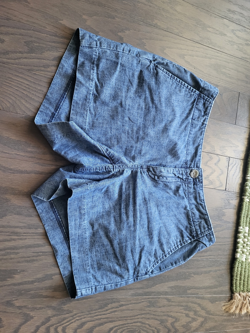 Banana Republic Indigo Denim High-Rise Shorts